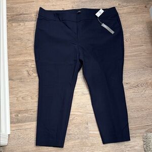 LOFT Dark Blue Plus Size Pants